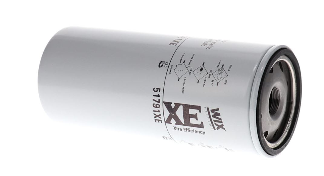 WIX Filters Oil Filter, Spin-On, 10 Inch Height X 4 Inch Outside Diameter Top, 5 Micron Element, 340 PSI Burst Pressure – 51791XE