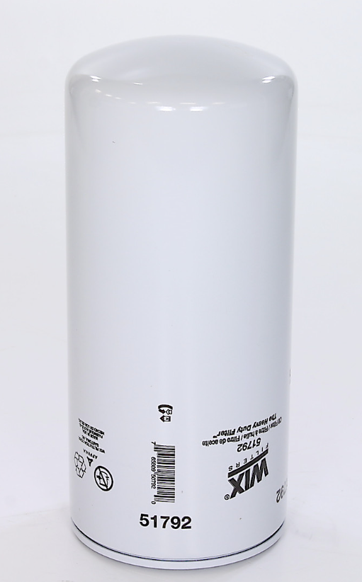WIX Filters Oil Filter, Spin-On, 12.184 Inch Height X 5.342 Inch Outer Diameter Top, 19 Micron Element, 300 PSI Burst Pressure – 51792