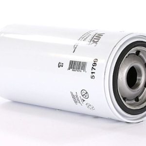 WIX Filters Oil Filter, Spin-On, 12.184 Inch Height X 5.342 Inch Outside Diameter Top, 19 Micron Element, 400 PSI Burst Pressure – 51799