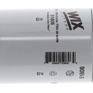 WIX Filters Oil Filter, Spin-On Style, 5.189 Inch Height X 3.663 Inch Outside Diameter Top, 290 PSI Burst Pressure, 21 Micron Element – 51806