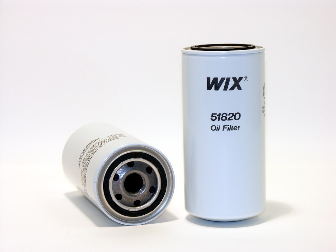 WIX Filters Oil Filter, Spin-On, 7.827 Inch Height X 3.698 Inch Outer Diameter, 25 Micron Element, 390 PSI Burst Pressure – 51820
