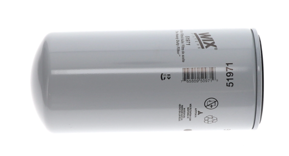 WIX Filters Oil Filter, Spin-On, 10.345 Inch Height X 4.658 Inch Outside Diameter Top, 17 Micron Element, 310 PSI Burst Pressure, Set of 2 – 51971