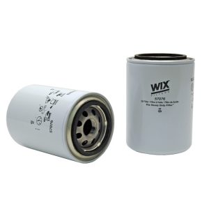 WIX Filters Oil Filter, Spin-On, 5.424 Inch Height X 3.69 Inch Outer Diameter Top, 283 PSI Burst Pressure, For Use with John Deere Equipment – 57076