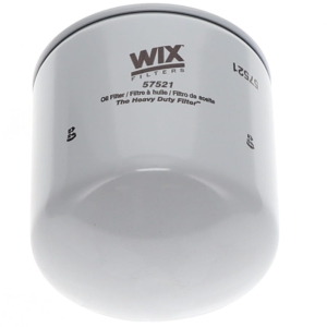 WIX Filters Oil Filter, Spin-On, 5.04 Inch Height X 4.668 Inch Outside Diameter Top, 22 Micron Element, 320 PSI Burst Pressure – 57521