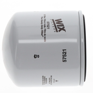 WIX Filters Oil Filter, Spin-On, 5.04 Inch Height X 4.668 Inch Outside Diameter Top, 22 Micron Element, 320 PSI Burst Pressure – 57521