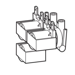 Westland Clothes Washer/ Dryer Water Inlet Valve, For Use with Ariston AWD129NA Clothes Washer/ Dryer Models, Cold Water Valve, 3 Way – 116117