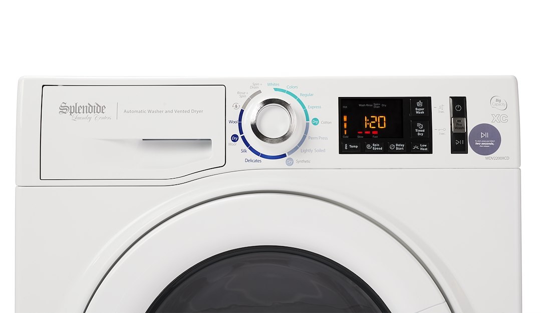 Westland Clothes Washer/ Dryer Combo Unit, Front Load, 23-1/2 Inch Width X 33-1/8 Inch Height X 22-5/8 Inch Depth, White – WDV2200XCD