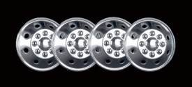 Wheelmaster Wheel Cover, 16 Inch, For 8 Lug Wheel, Stainless Steel, Set of 4 – 3160B0