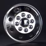 Wheelmaster Wheel Cover, 19-1/2 Inch, For Ford 8 Lug Wheel, Stainless Steel, With Mounting Hardware, Set of 4 – 719580