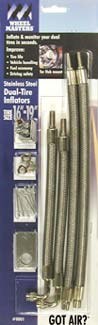 Wheelmaster Valve Stem Extension, Used for 22 Inch Diameter Wheels, Two 15 Inch Straight and Two 10-1/2 Inch 90 Degree, Stainless Steel – 8004
