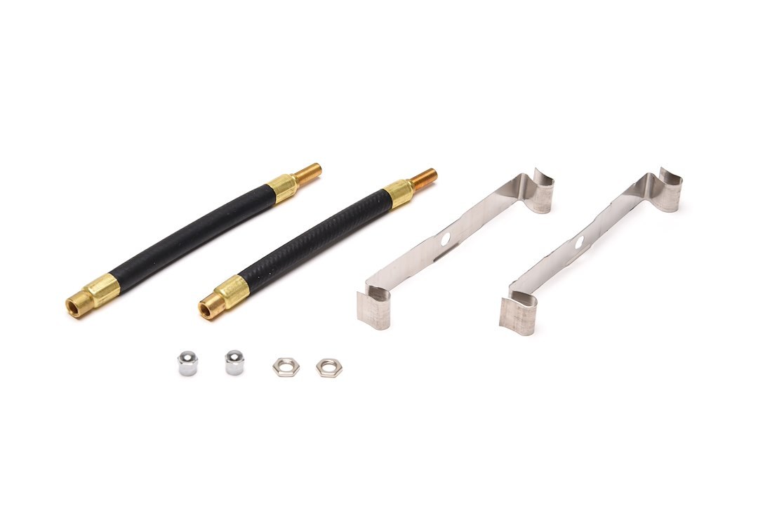 Wheelmaster Valve Stem Extension, Used with 16 Inch to 19-1/2 Inch Inner Dual Wheels, 7 Inch Straight, Ply Rubber, Hand Hole Mount, Set of 2 – 8007