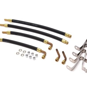 Wheelmaster Valve Stem Extension, Used with 16 Inch to 19-1/2 Inch Inner Dual Wheels, Two 13 Inch Straight and Two 9-1/2 Inch 90 Degree – 8008