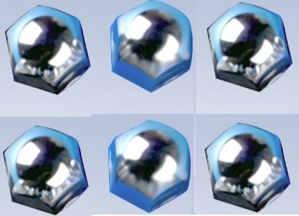Wheelmaster Lug Nut Cover, Lug Nut Cap, For Truck Chassis, 1-1/2 Inch Hex Size, Stainless Steel, Case of 6 – 8012
