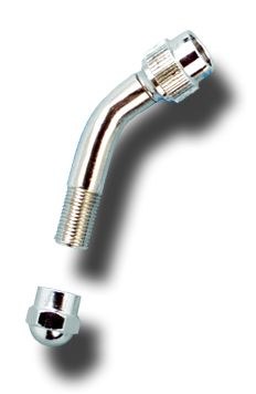 Wheelmaster Valve Stem Extension, 45 Degree, With Valve Stem Cap, Set of 2 – 8029