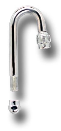 Wheelmaster Valve Stem Extension, 180 Degree, Airless, With Valve Stem Cap, Set of 2 – 8029180