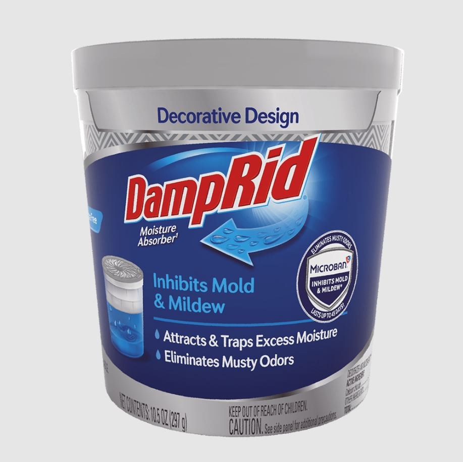 Wm Barr & Co Dehumidifier, Damprid, Granules IN Tub, 10.5 Ounce, Refillable, Fragrance Free – FG01FFESB