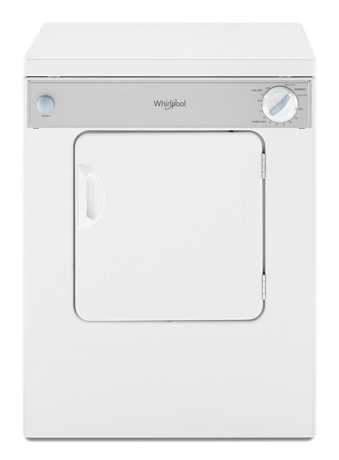 Whirlpool Clothes Dryer, Vented Drying System, Top Load, 23-7/8 Inch Width X 31 Inch Height X 20-3/4 Inch Depth, White – LDR3822PQ