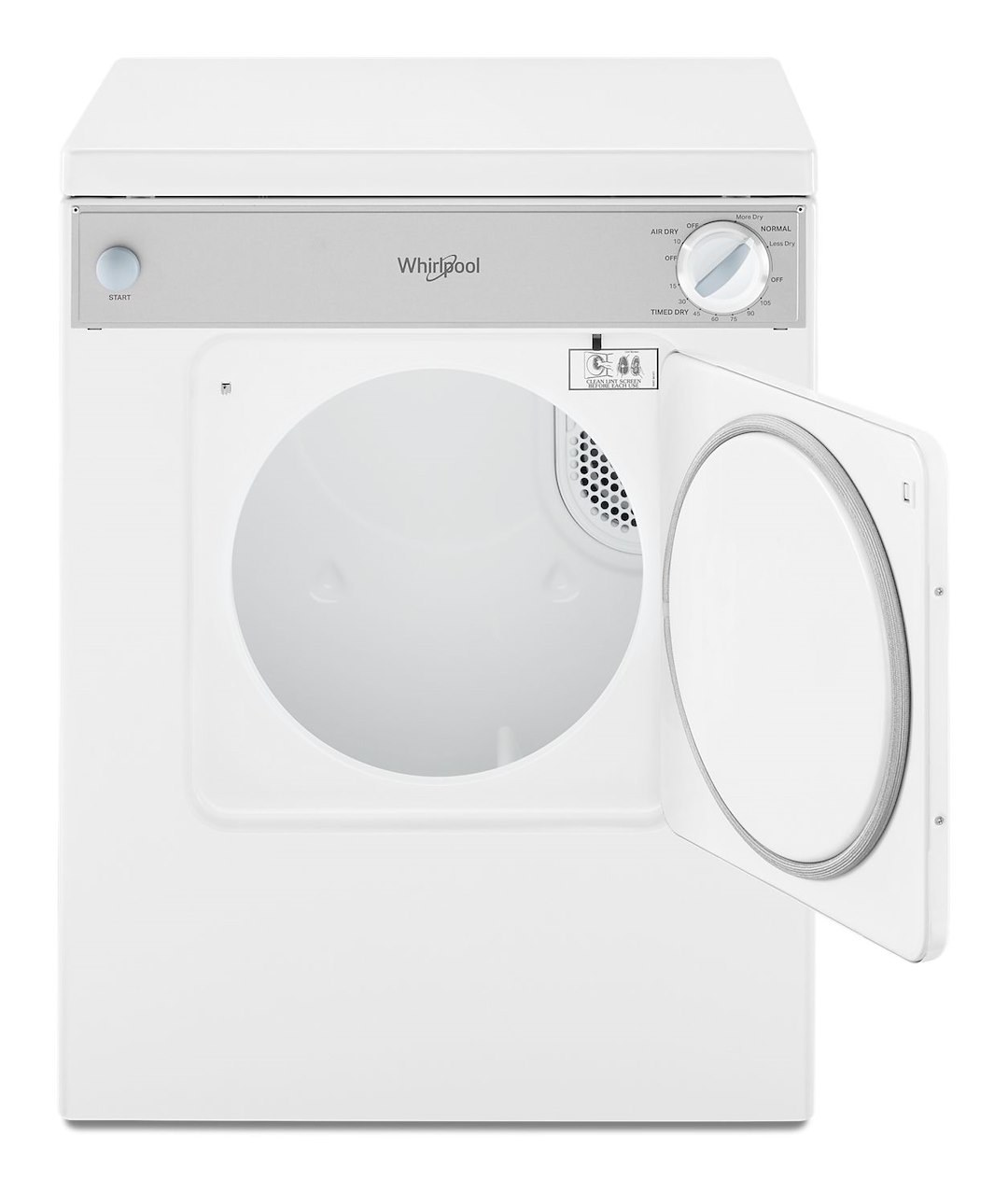 Whirlpool Clothes Dryer, Vented Drying System, Top Load, 23-7/8 Inch Width X 31 Inch Height X 20-3/4 Inch Depth, White – LDR3822PQ