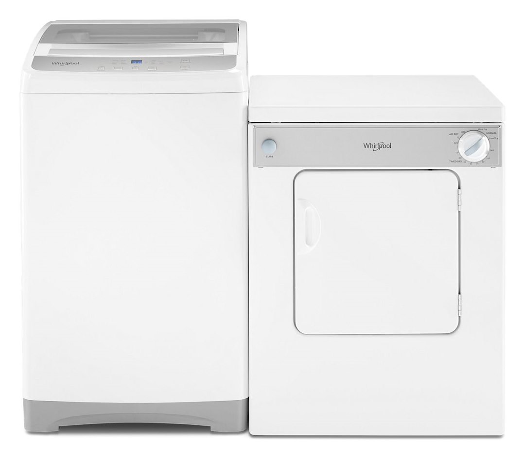 Whirlpool Clothes Dryer, Vented Drying System, Top Load, 23-7/8 Inch Width X 31 Inch Height X 20-3/4 Inch Depth, White – LDR3822PQ