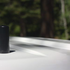 We Boost Antenna Mast, 3.3 Inch Length/ 1 Section, Black – 314405