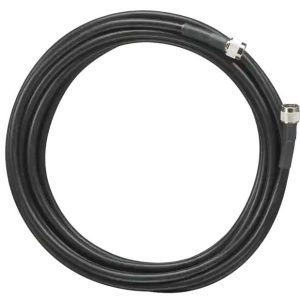 We Boost Coaxial Cable, RG-58, 50 Ohm Low-Loss Foam, With Sma Female to Sma Male Connector, 15 Foot Length, Black – 955815
