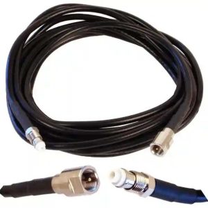 We Boost Coaxial Cable, RG-58, 50 Ohm Low-Loss Foam, With Sma Male to Sma Female Connector, 30 Foot Length, Black – 955832