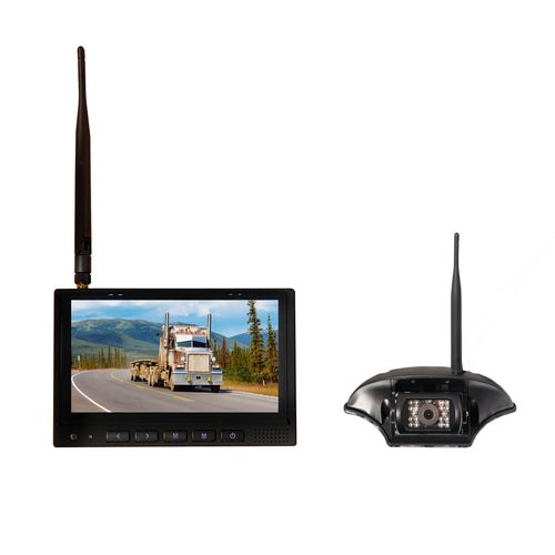 Wayglobal Backup Camera, Drive, Rear View, 7 Inch Tft Lcd Color Monitor, 800 X 600 Resolution, Without Distance Meter, Black Housing – GT-778WT-725
