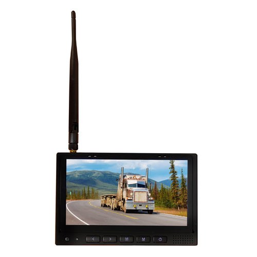 Wayglobal Backup Camera, Drive, Rear View, 7 Inch Tft Lcd Color Monitor, 800 X 600 Resolution, Without Distance Meter, Black Housing – GT-778WT-725