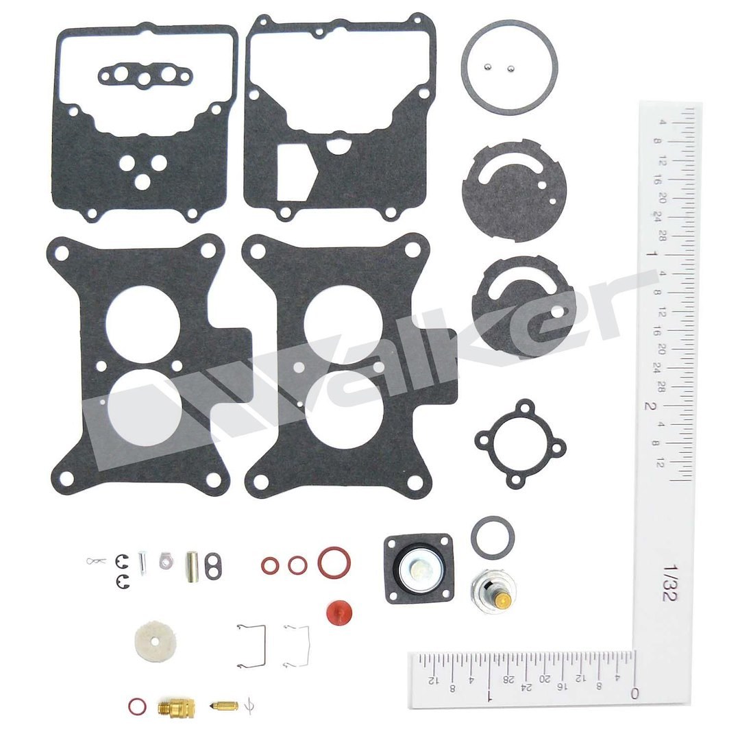 Walker Products Carburetor Rebuild Kit, For Use with Ford 2 Barrel Carburetor, With Accelerator Pump/ Needle/ Flange/ Seat/ Seal – 15369D