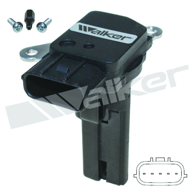 Walker Products Mass Air Flow Sensor, With Mounting Hardware – 245-1236