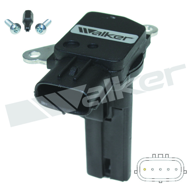 Walker Products Mass Air Flow Sensor, With Mounting Hardware – 245-1244