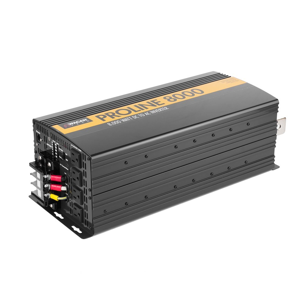 Wagan Power Inverter, Proline™, Modified Sine Wave, Inverts 12 Volt DC to 120 Volt AC, 8000 Watt Continuous Power/ 16000 Watt Surge – 3746