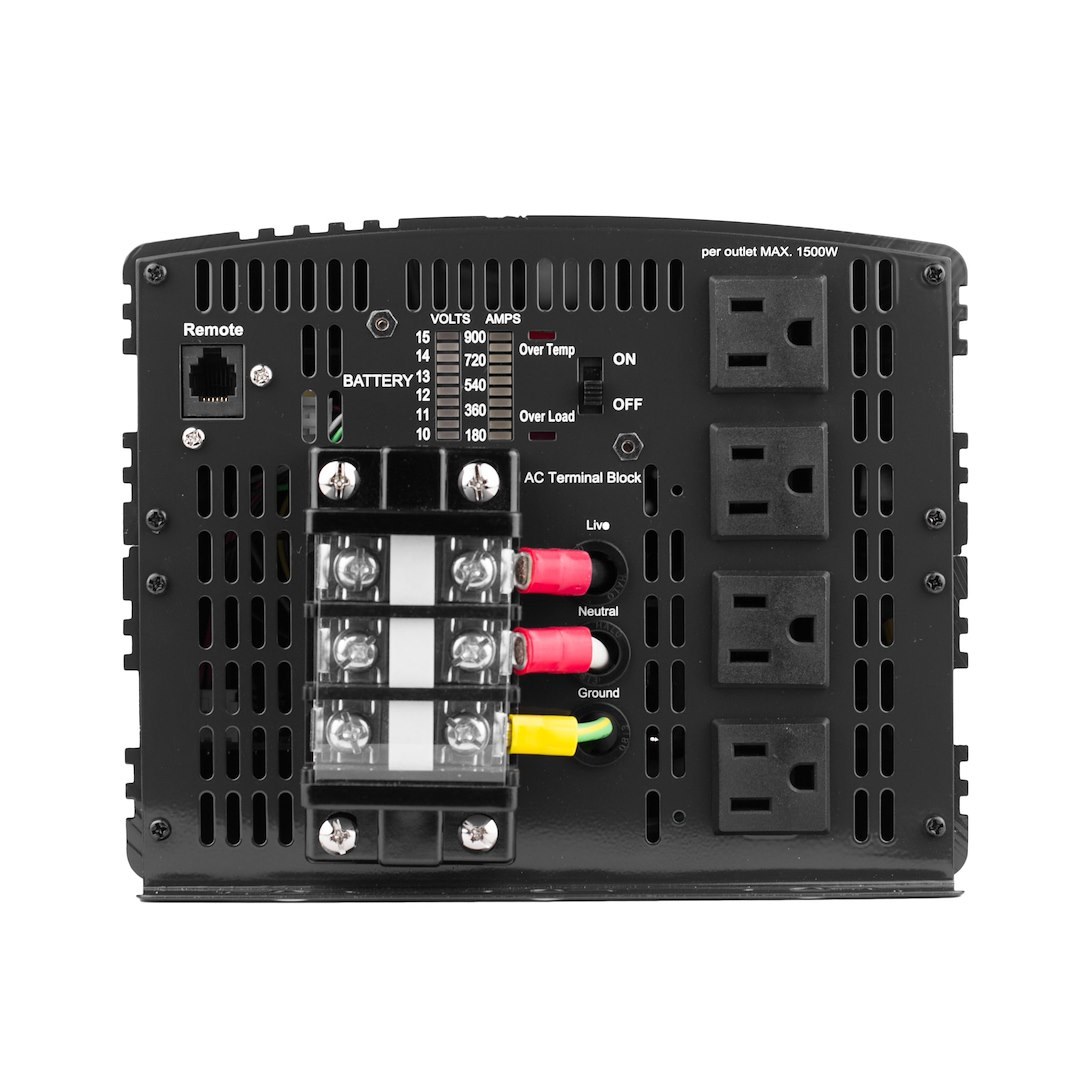 Wagan Power Inverter, Proline™, Modified Sine Wave, Inverts 12 Volt DC to 120 Volt AC, 8000 Watt Continuous Power/ 16000 Watt Surge – 3746