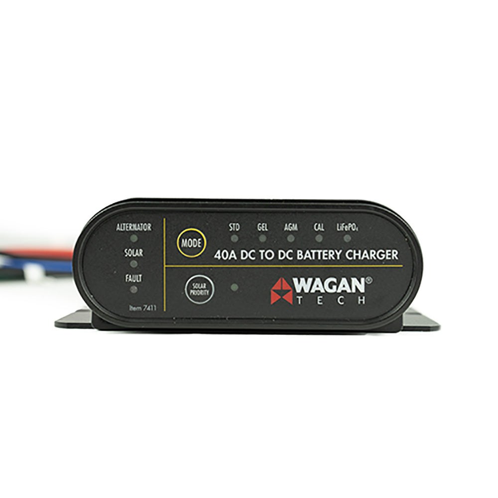 Wagan Battery Charger, DC to DC Charging, AGM/ Gel/ Standard Flooded Lead-Acid/ Calcium/ Lithium Iron Phosphate Battery Type – 7411