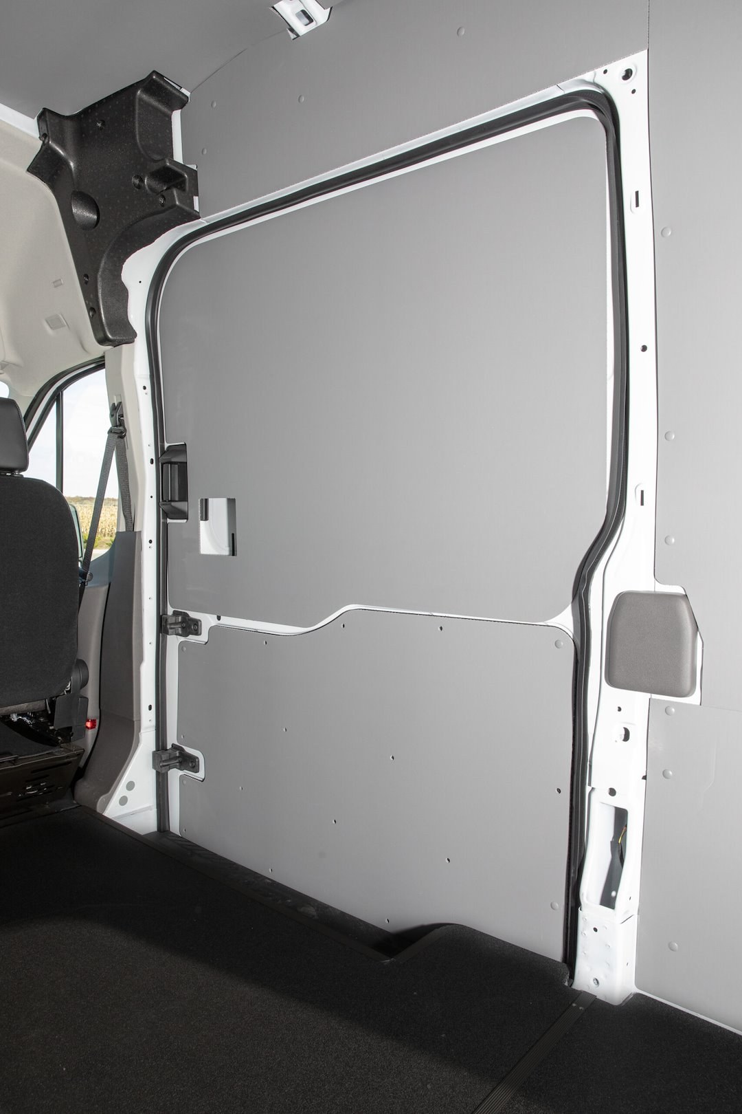 Welfit Cargo Van Wall Liner, Door Liner Only, 5 Millimeter Thickness, Gray, Corrugated Polypropylene, With Mounting Hardware, 0.4 R-Value – FTMD