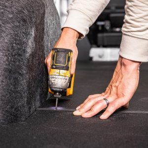 Welfit Cargo Cargo Area Liner, Black, Direct-Fit, 14 Millimeter Thickness, Flat Edge, Corrugated Polypropylene, Non-Skid, 0.9 R-Value – RP136FC