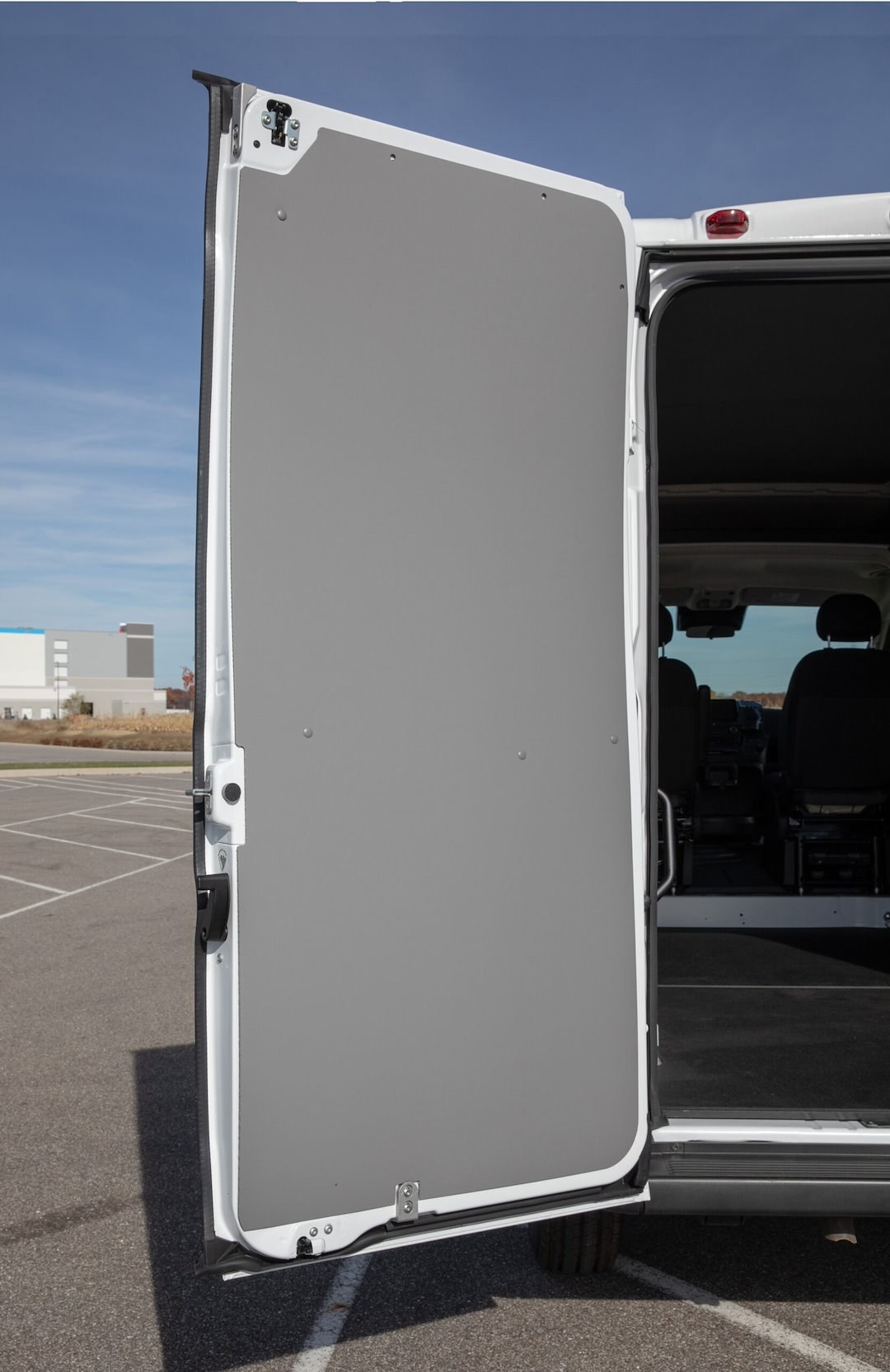 Welfit Cargo Van Wall Liner, Door Liner Only, 5 Millimeter Thickness, Gray, Corrugated Polypropylene, With Mounting Hardware, 0.4 R-Value – RPL136D