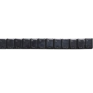 Wheel Craft Wheel Balance Weight, Stick on, Black, 48 Strips of Twelve 1/4 Ounce Weights Per Strip, Single – 198-371NSB