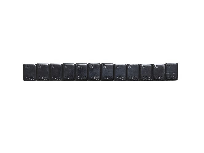 Wheel Craft Wheel Balance Weight, Stick on, Black, 48 Strips of Twelve 1/4 Ounce Weights Per Strip, Single – 198-371NSB
