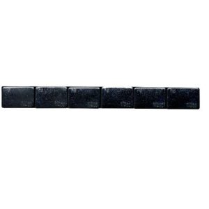 Wheel Craft Wheel Balance Weight, Stick on, Black, 48 Strips of Six 3 Ounce Strip with 1/2 Ounce Weights Per Section, Single – 198-373NSB