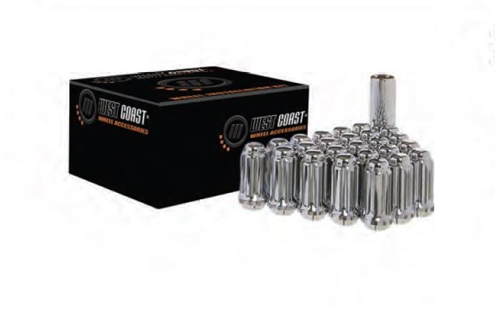 Wheel Craft Wheel Installation Kit, 8 Lug Kit, 1/2 Inch X 20 Thread Size, 60 Degree Conical, Spline Drive, Acorn, 1.90 Inch Overall Length – DPC5812ST