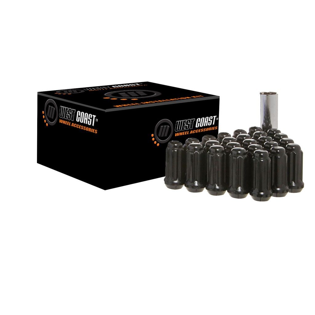 Wheel Craft Wheel Installation Kit, 8 Lug Kit, 14 Millimeter X 2 Thread Size, 60 Degree Conical Bulge, Spline Drive, Acorn Extra Long – DPC5842STB
