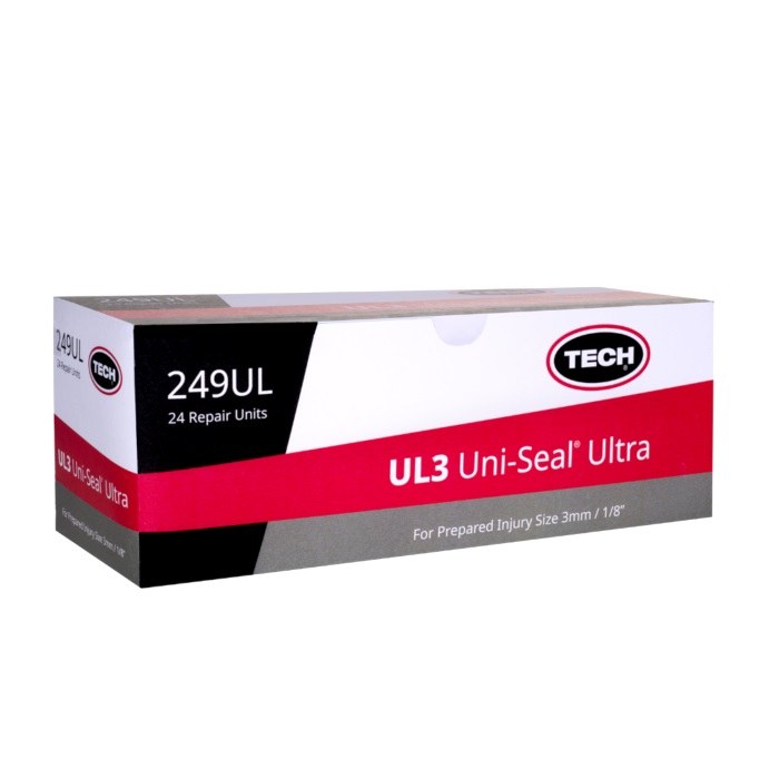 Wheel Craft Tire Repair Kit, Tech UL3 Uni-Seal Ultra, For Radial and Bias Ply Tires, Plug Patch, For Prepared Injury Size 1/8 Inch – W-249UL