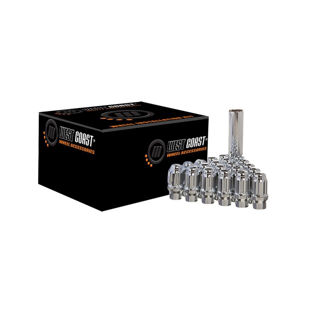 Wheel Craft Wheel Installation Kit, 6 Lug Kit, 12 Millimeter X 1.5 Thread Size, Et Shank, Short Shank, Spline Drive – W56015SE