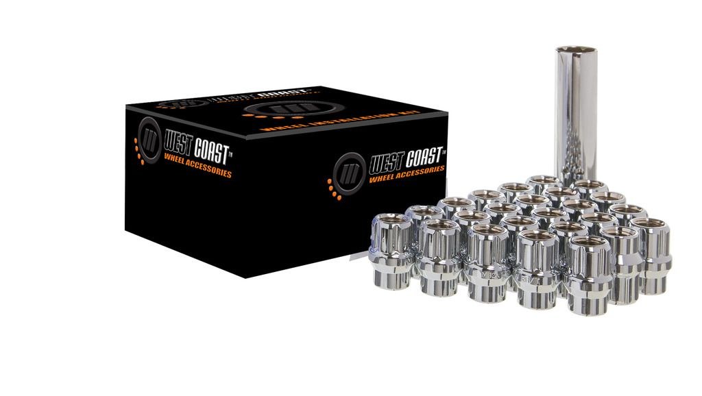 Wheel Craft Wheel Installation Kit, 6 Lug Kit, 14 Millimeter X 1.5 Thread Size, Et Shank, Spline Drive, Short Shank Open End – W5614SEO