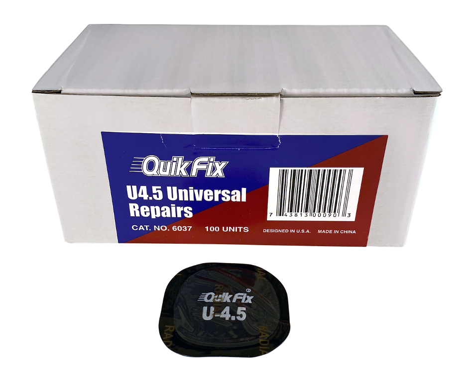 Wheel Craft Tire Repair Kit, Quik Fix, For Radial and Bias Ply Tires, Patch, 1-3/4 Inch Square, With 100 Tire Patch – W-6037