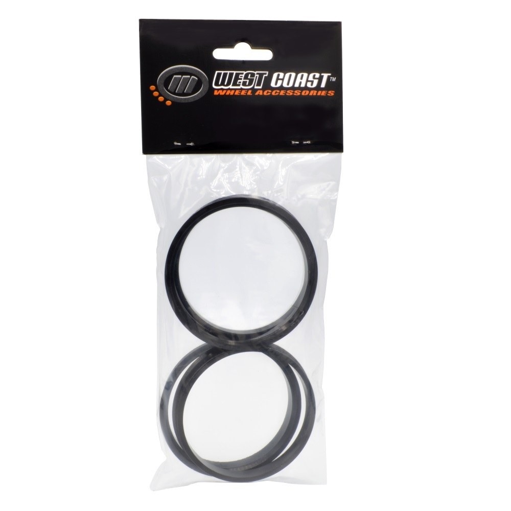 Wheel Craft Wheel Hub Centric Ring, 59.1 Millimeter Inside Diameter, 74 Millimeter Outside Diameter, Black, Plastic, Set of 4 – W74-5910