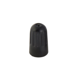 Wheel Craft Valve Stem Cap, Round Serrated, Black, Set of 100 – W9902GMC