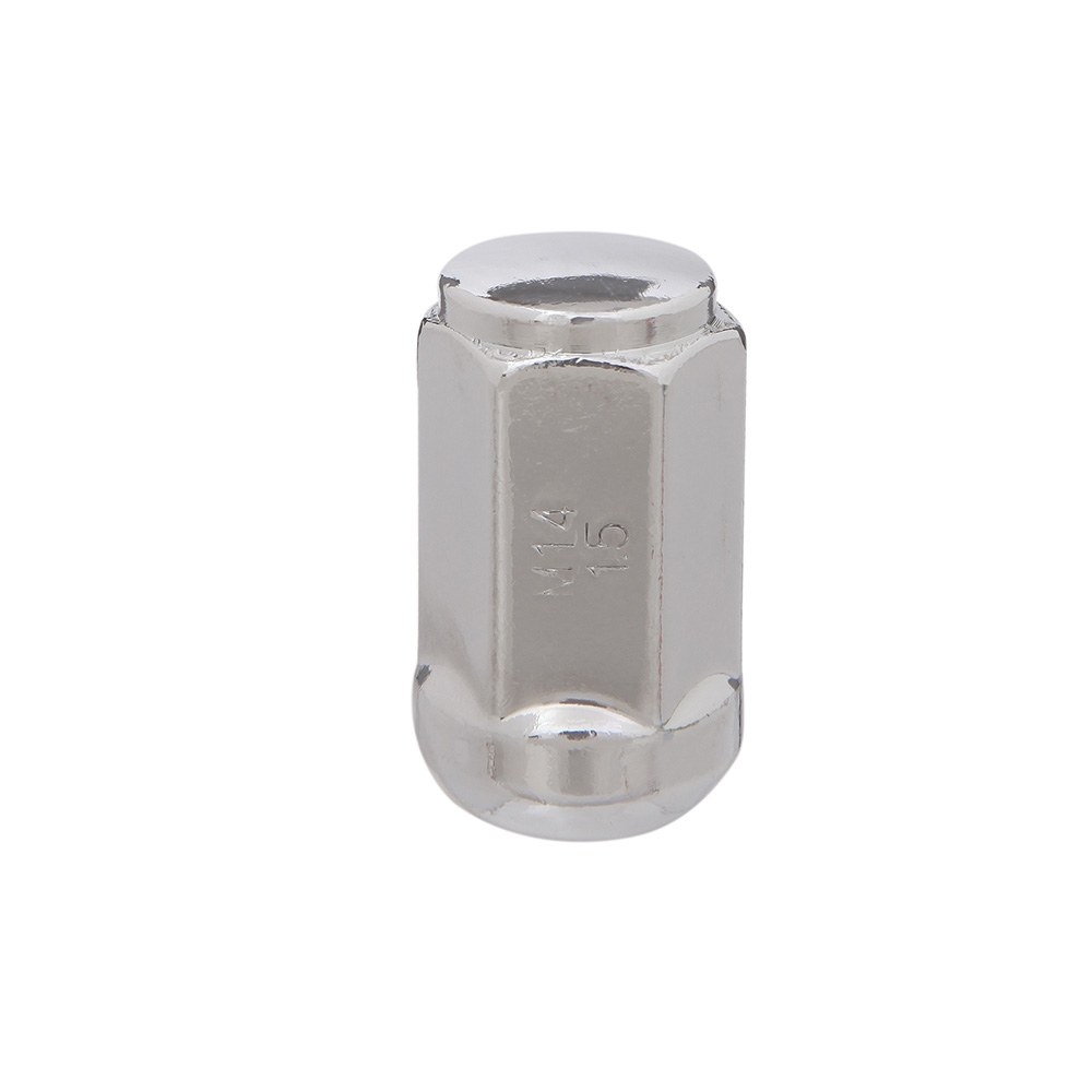 Wheel Craft Lug Nut, OEM Style, 14 X 1.5 Millimeter Thread Size, Radius/ Ball Seat, Acorn, 1.76 Inch Overall Length, 13/16 Inch Hex Size – WT6014B22