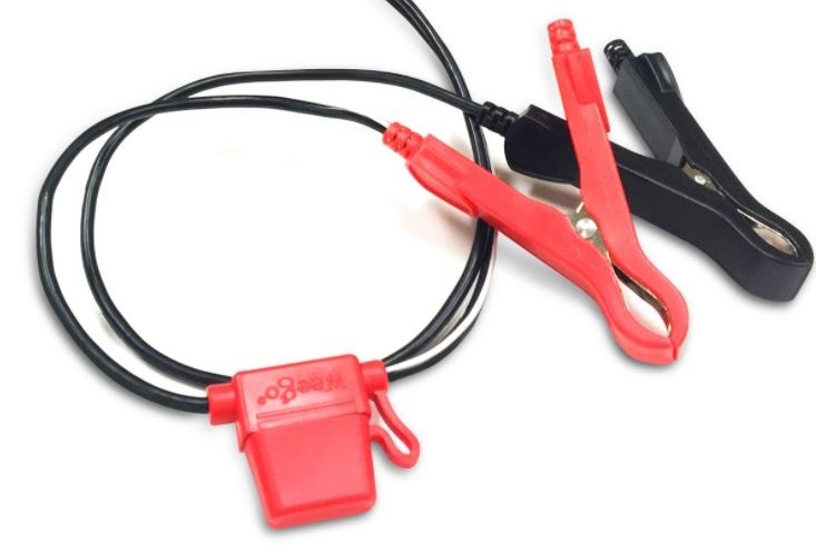 Weego Battery Jumper Cable, Battery Charging Cable, For 12 Volt Products Needing 20 Amp or Less, 20 Inch Length, 3 Inch Clamps – JSMC
